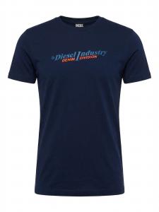 DIESEL Футболка 'T-Diegor New Industries' в темно-синем цвете