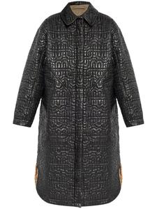 Двустороннее стеганое пальто MUNTHE, черный