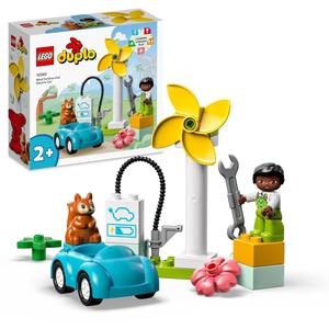 LEGO DUPLO — Ветряная турбина и электромобиль (10985) БЛОКИ ПОДАРОК