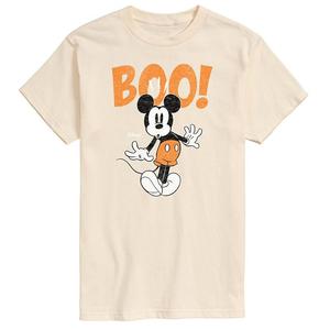 Мужская футболка Disney's с Микки Маусом и рисунком Scared Boo, бежевый