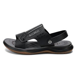 G.N.SHIJIA Пляжные сандалии мужские, черные/темно-коричневые