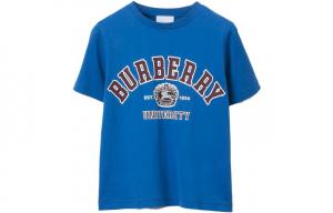 Детская футболка Burberry, цвет Blue