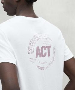 Футболка с надписью на спине / Футболка «Действуй сейчас – надежда»