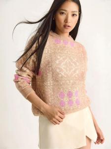 Bianco Lucci Свитер в бежевом, кремовом цвете