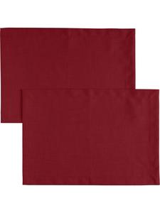 Erwin Müller Набор салфеток под тарелки, 2 шт , цвет «Мадрид», бордовый