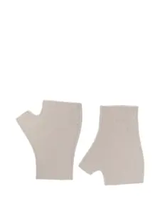 Перчатки с нашивкой-логотипом Barena, бежевый