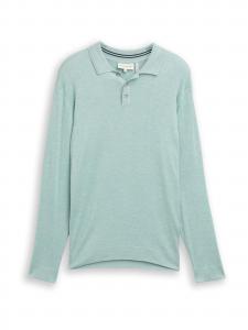 TOM TAILOR Свитер в крапинку зеленого цвета