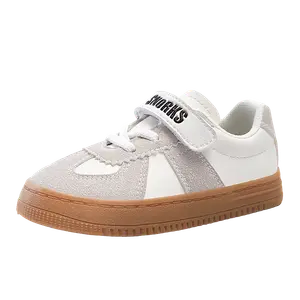 SNORKS Антискользящие износостойкие низкие детские скейтбординг кроссовки White для детей 3-7 лет