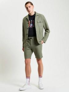 Шорты из льна свободного кроя Ben Sherman, Olive