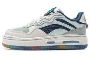 Кроссовки LINING Future C1 Skateboarding Shoes Women's Low-top Green/White/Blue, зеленый