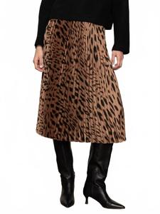 Sanctuary Плиссированная юбка миди в стиле ностальгии, цвет мокко