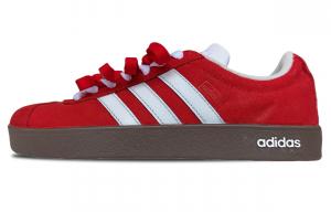 Кроссовки для скейтбординга Vl Court Classic, нескользящие, износостойкие, низкие, унисекс, алые Adidas Neo, Scarlet