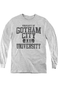 Футболка с длинным рукавом Batman Property Of Gcu для детей Gildan, Athletic Heather