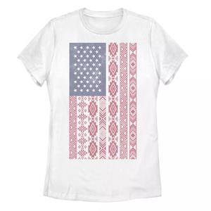 Футболка с американским флагом в племенном стиле для юниоров