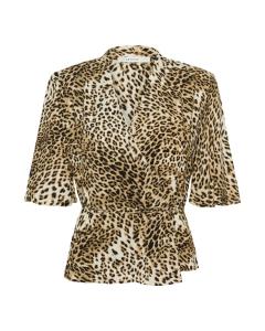 Блуза Gestuz Lusekadla, бежевый/коричневый