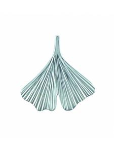 Adeliás Женский кулон в виде листа гинкго из серебра 925 пробы