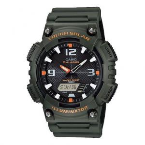 Часы CASIO Waterproof Solar Powered Sports Mens Army Green Analog