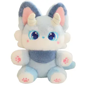 Мягкая игрушка милый фантомный зверь демон-лис Bitter purchase, синий