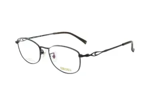 SEIKO Титановая оправа для очков неправильной формы унисекс золотая, Gold