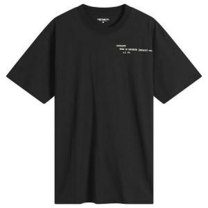 Футболка с пробитым дырявым краем Carhartt Wip, черный