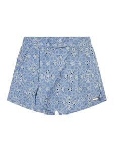 Тканевые шорты свободного кроя Guess, синий