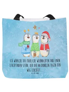 Сумка-шоппер Mr & Mrs Panda Winterzeit Heilige drei Könige, цвет eisblau