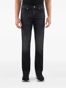 Джинсы темной стирки 7 For All Mankind, серый