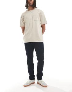 Джинсы Wrangler Larston зауженного кроя темно-синего цвета