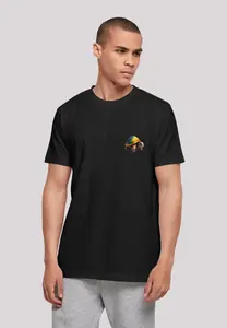 F4NT4STIC Футболка "Rainbow Turtle TEE UNISEX", принт, черный