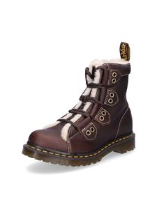 Dr. Martens Ботинки на шнуровке 1460 LTT FL темно-коричневого цвета