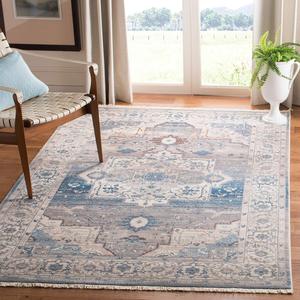 SAFAVIEH коллекция Persian ковер 122 x 183 см - Grey & Blue, дизайн Distressed, Non-Shedding & Easy Care, идеально для помещений с высокой проходимостью: прихожая, гостиная, спальня (VTP447F)