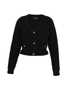 Пуловер faina Cardigan, черный