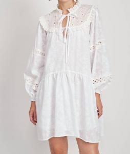 Мини-платье Delilah белого цвета En Saison