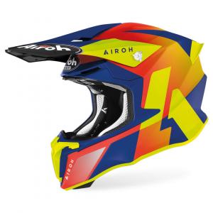 Мотокроссовый шлем Airoh twist 2.0 lift, Yellow/Blue/Red