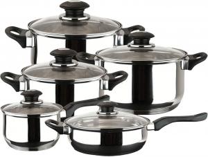 Набор посуды Magefesa Family, 10 предметов, серебряный