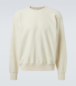 Хлопковый джерси свитшот Auralee, Smoky White