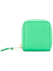 Кошелек для монет на молнии Comme Des Garçons Wallet, зеленый