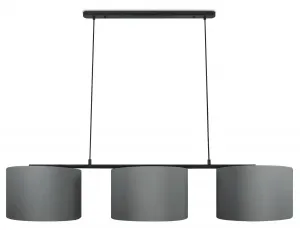 Подвесной светильник Paco Home Тom, черный / серый