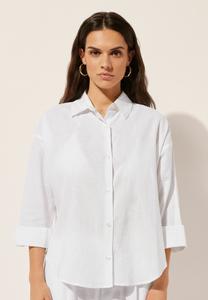 Блуза Calzedonia Button-down blouse, White/White