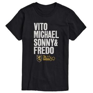 Футболка Big & Tall с персонажами «Крёстного отца» License
