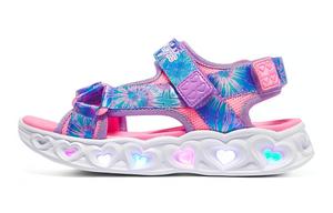 Детские сандалии Heart Lights GS Фиолетовый/розовый/синий Skechers