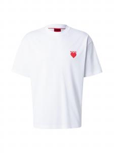 HUGO Футболка 'Dewdam' в белом цвете