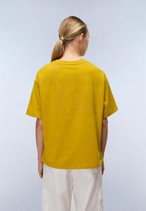 Футболка Napapijri Print T-shirt, Gold Flake Yo/Yellow