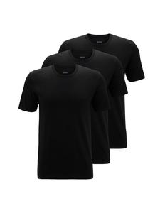 Набор из 3 футболок с круглым вырезом черного цвета