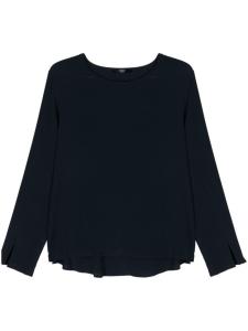 Крепдешиновая блузка Seventy, синий