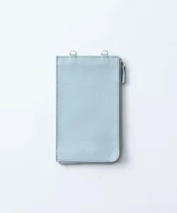 Кожаный длинный кошелек Tricot, цвет 30Bluegray