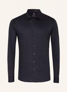 Рубашка из джерси приталенного кроя Desoto, синий