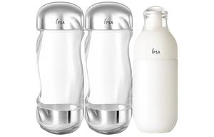 IPSA Набор для ухода за кожей golden sand self control emulsion: увлажняющий, освежающий, восстанавливающий, набор из 3 штук