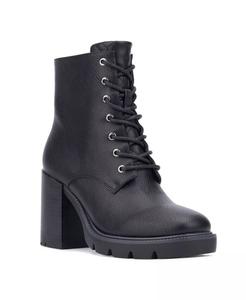 Женские ботильоны Gigi- Stacked Heel Ankle Boot New York & Company, черный