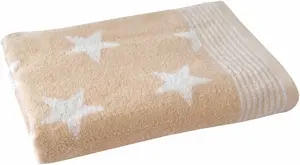 Полотенце Dyckhoff "Звезды", (1 шт.), со звездами и полосками 70х140 см (1 шт.), цвет sand